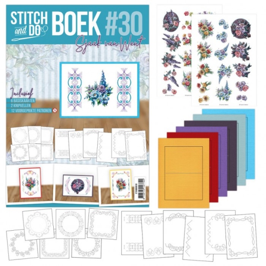 STDOBB030  Stitch & Do  A6 Buch 30 Floral Elegance