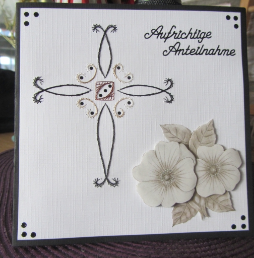 202506 Trauerkarte handgestickt Unikat