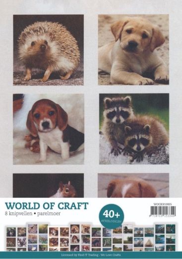 WOCKB10005 Schneidebogen Set in Perlmut Tiere