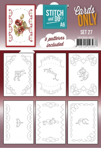 COSTDOA610027 Stitch & Do Cards Only A6 Set 27