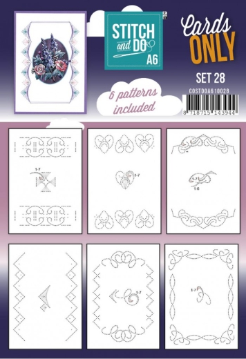 COSTDOA610028 Stitch & Do Cards Only A6 Set 28