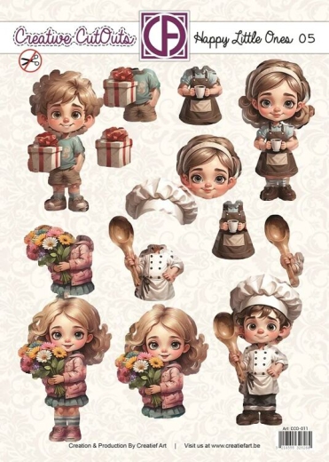 CCO-011 Happy Little Ones 05 Jungen und M�dchen 4 verschiende Motive