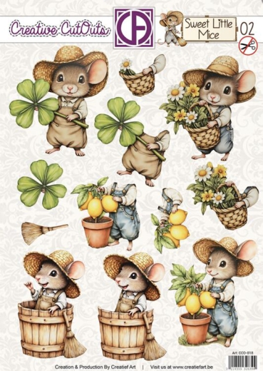CCO-018 Sweet Little Mice 02 Stanzbogen