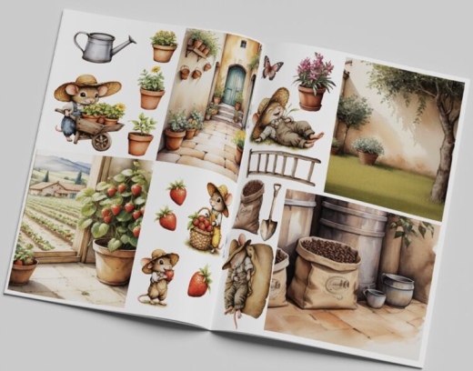 CCOBOEK-003 Buch  Se kleine Muse Kreative Ausschnitte