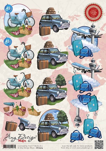 CD10504 AD Maps Vakantie (Ferien)