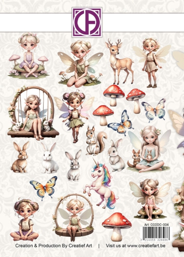 DDODC-004  Creative CutOuts Forest Fairies 23 Teile