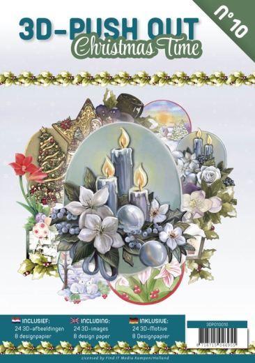 3DPO10010 3D Stanzbuch Christmas Time