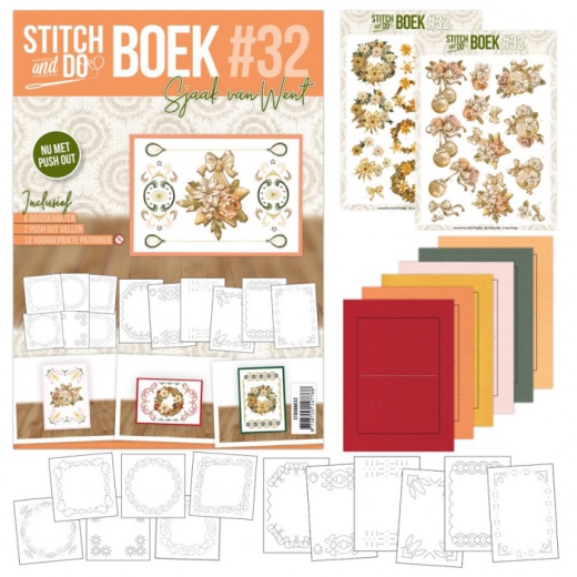 STDOBB032 Stitch & Do  A6 Buch 32 Stickbuch von Sjaak van Went