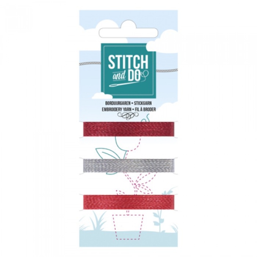 STDOBG054 Stitch & Do  Mini Garnkarte 54