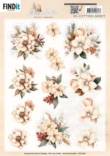 CD12396 BB Schneidebogen Cozy Winter gemtliche Blumen