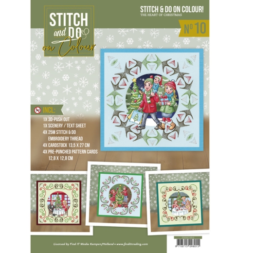STDOOC10010 Stitch and Do on Colour Das Herz von Weihnachten S O N D E R P R E I S