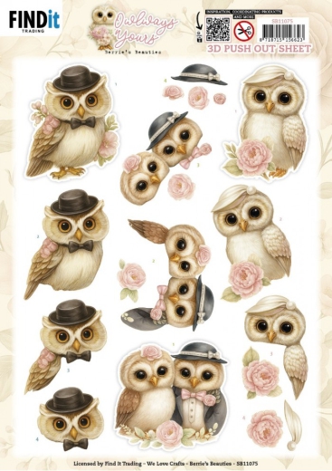 SB11075 BB Stanzbogen Owlways Yours Charm