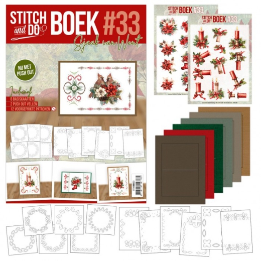 STDOBB033 Stitch & Do Buch 33 Red Christmas