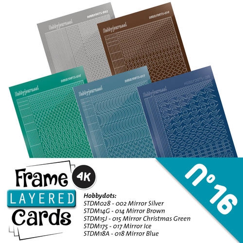 LCST016  Hobbydots Nr. 16 Frame Layered Cards