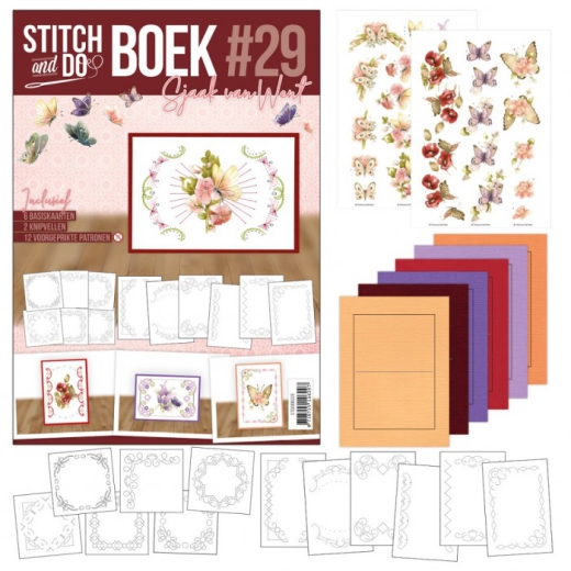 STDOBB029 Stitch & Do Buch 29 Schmetterlinge Sjaak van Went