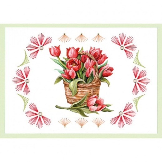 STDOBB035 Stitch & Do  A6 Buch 35 Stickbuch von Sjaak van Went Springtime