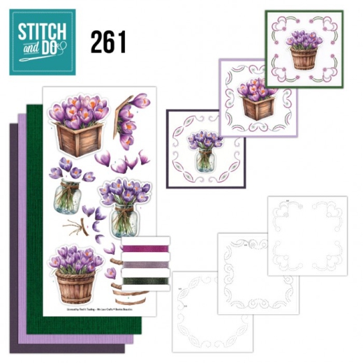 STDO261 Stitch & Do Set 261 1 Blumen