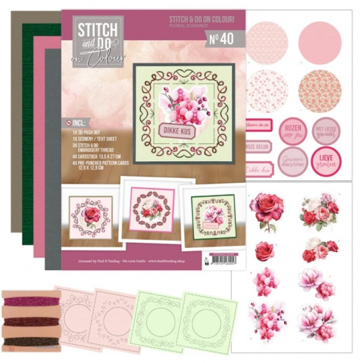 STDOOC10040 Stitch & Do on Colour 40  Florale Eleganz