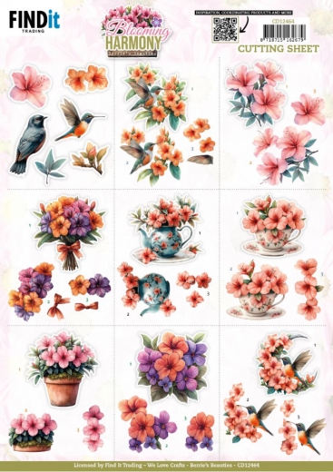 CD12464 BB Schneidebogen Bl�hende Harmonie Minis