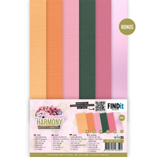 BB-4K-10034 BB Leinen Karton Pack Bl�hende Harmonie