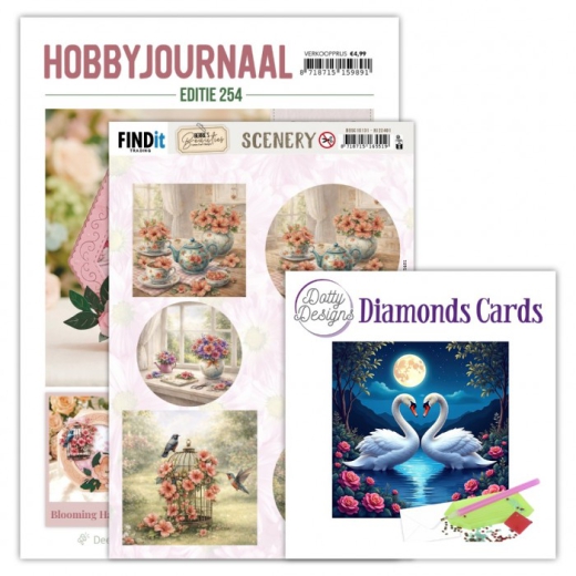 SETHJ254 Hobbyjournalset 254 mit Gratis 3D Bogen und Diamond Card  Schw�ne