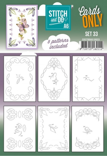 COSTDOA610033 Stitch & Do Cards Only A6 Set 33