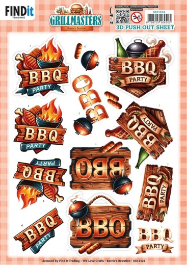 SB11124 BB Stanzbogen Grillmasters Gartzenfest