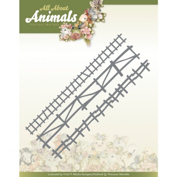 PM10267 Schneideschablone Precious Marike All About Animals Z�une