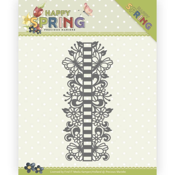 PM10147 PM Stanzschablone Happy Spring Ribbon Border PM10147 PM Stanzschablone Happy Spring Ribbon Border
