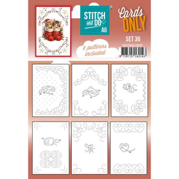 COSTDOA610036 Stitch & Do Cards Only A6 Set 36 COSTDOA610036 Stitch & Do Cards Only A6 Set 36