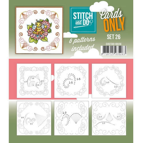 COSTDO10126 Stitch & Do Cards Only Set 126 COSTDO10126 Stitch & Do Cards Only Set 126