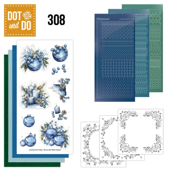 DODO308 Dot & Do 308 Blaue Weihnachten