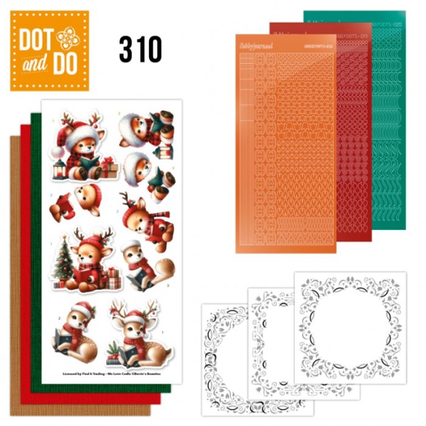 DODO310 Dot & Do 310 Furry Christmas Friends DODO310 Dot & Do 310 Furry Christmas Friends
