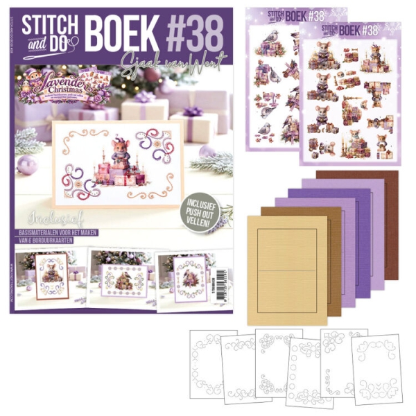 STDOBB038 Stitch & Do A6 Buch 38 Weihnachten in Lavendel STDOBB038 Stitch & Do A6 Buch 38 Weihnachten in Lavendel