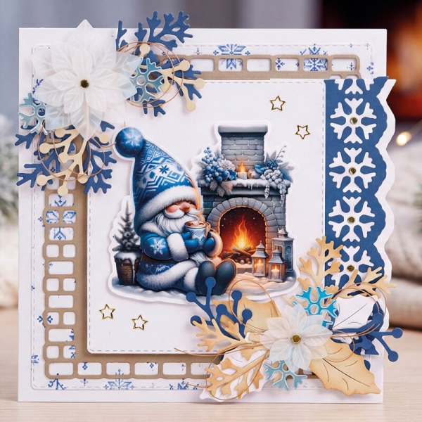 SB11175 BB Stanzbogen Winter Gnomes Wonders W�rme im Winter