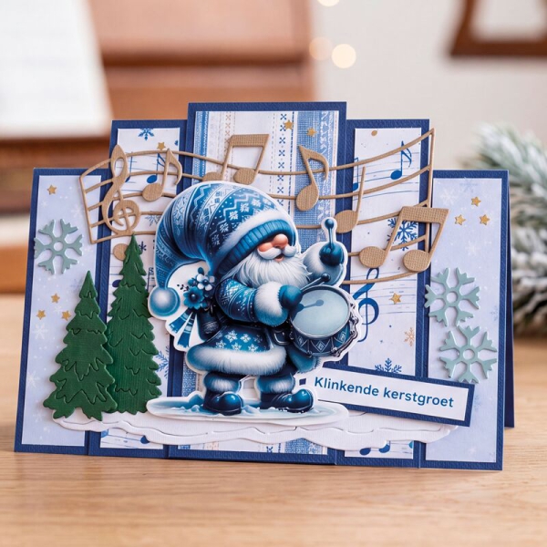 BBD10144 BB Stanzschablone Winter Gnome Wonders Melodien