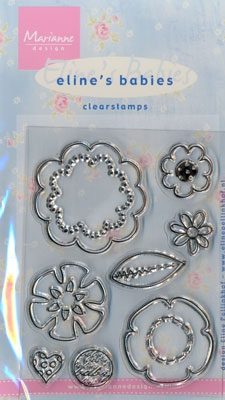 EC0109 Eline´s Babies Clearstamps Blumen