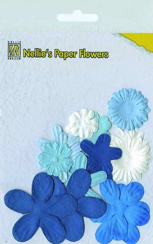 162630 Nellie´s Paper Flowers blue