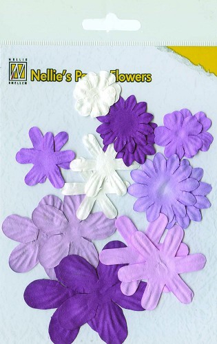 162623 Nellie´s Paper Flowers Purple