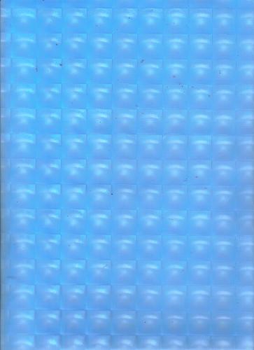 Transparentfolie blau