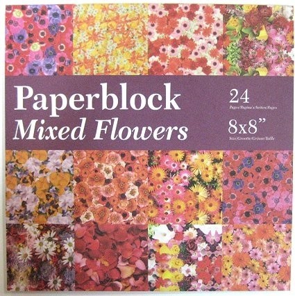 BPB424099 Papierblock Mixed Flowers