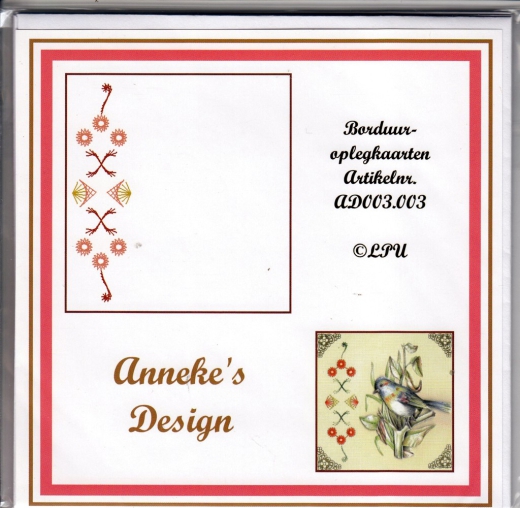 AD003.003w Borduuroplegkarten Annekes Design 03