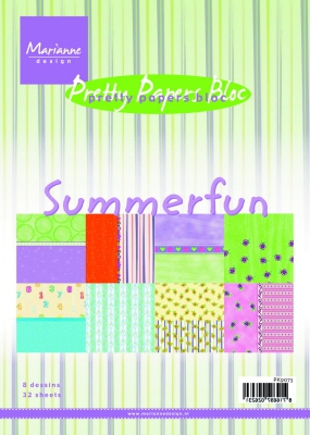 PK9073x Pretty Papers Bloc Summerfun