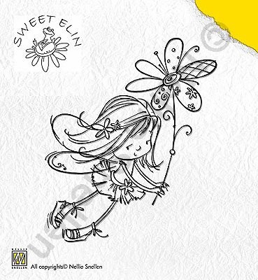 SWE002 Clear Stempel Flower (Blume)