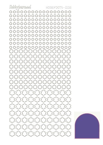 STDM89 Hobby-Dots Sticker Mirror Purple