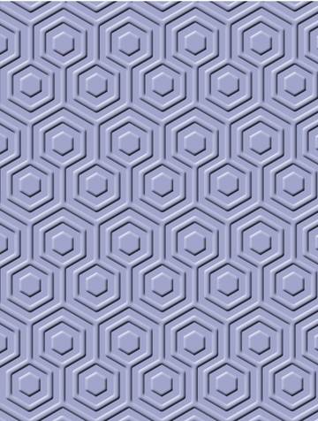 CR900033x Emboss A2 Hexagon Illusion