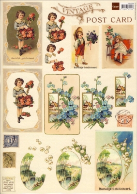 VK9504 Blumen und se Kinder