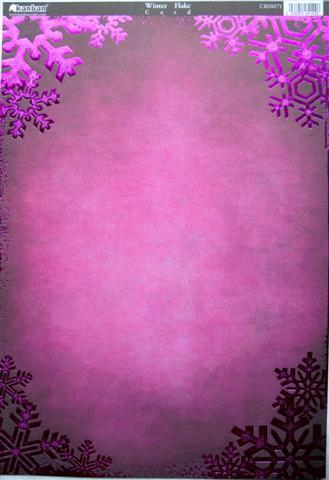 CRD8171 Winter Flake Pink