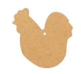 0555 MDF Home Deko Hahn