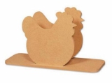 0557 MDF Home Deko Serviettenhalter Huhn
